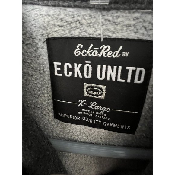 ECKO red zip up rhinestone hoodie Size XL - Picture 6 of 8